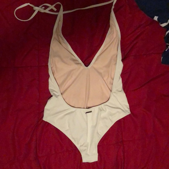 Buckle white one piece// S - Picture 2 of 2